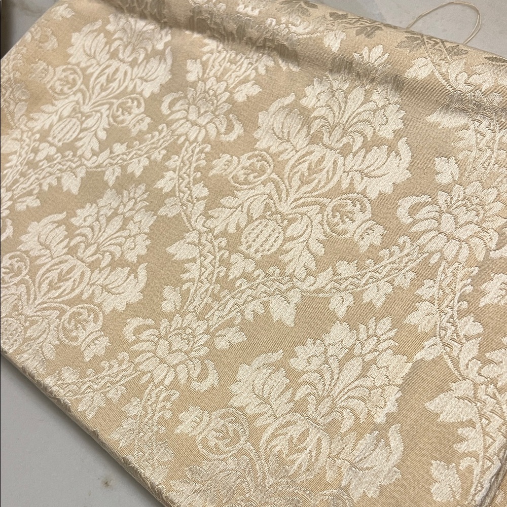 Elegant Jacquard Damask Home Decor Fabric, 34” x 56”